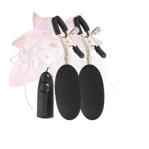 Juguete sexual para adultos, vibrador femenino, pinza para el pecho, huevo de doble salto, masajeador de SM, juguete para el orgasmo - Product Image 1