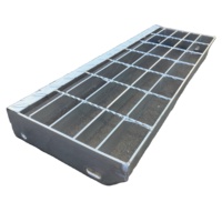 Système de drainage pour passerelles et utilisations extérieures, grille en acier galvanisé durable, haute capacité de charge, anti-corrosion