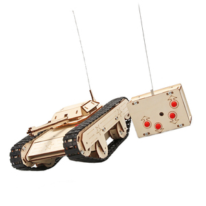 Kit de construction en bois DIY OKYN-Y2737 STEM Tank - Product Image 3