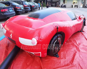 Bơm hơi đỏ car cần bán chất lượng cao PVC quảng cáo khổng lồ mô hình xe bóng - Product Image 5