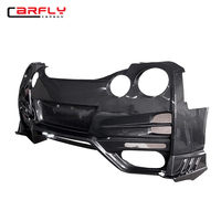 Frp + Carbon Fiber Rear Bumper Voor Gtr R35 Bumpers GT-R Body Kit