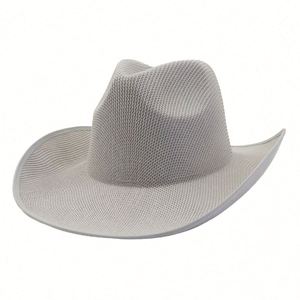 Wholesale New Arrival Blank Stiff Paper Straw Cowboy <b>Hat</b> - Product Image 5