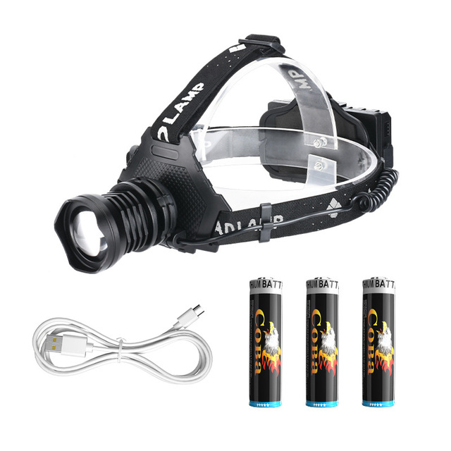 Xhp 70 Outdoor Headlamps Zoom 18650 Rechargeable Adjustable Focus High Power Tactical Headlamp for Hunting Camping