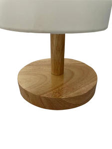 Natürliche hölzerne Talle Lampe Tc Stoff Lampen schirm Schreibtisch lampe Innen beleuchtung - Product Image 4