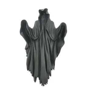 검은 그림 사신 동상 스릴 로브 나이트 크롤러 수지 데스크탑 입상 장식품 공포 유령 조각 장식