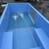 Piscine conteneur de 20 pieds personnalisable avec conception de revêtement sur mesure