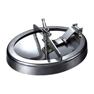Nhà Máy Giá Vệ Sinh Cửa Cống Bìa Thép Không Gỉ 304 316 Vòng Vuông Tank Manway Mở Nắp Cửa - Product Image 6