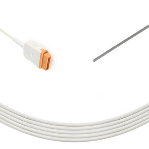 مسبار مستقيمي قابل لإعادة الاستخدام ومتوافق مع Marquette-Cath-Lab 3 متر ماك مسبار درجة حرارة الكبار - Product Image 2