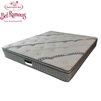 Matelas pliable moderne à ressorts ensachés et mousse, format Queen et King Size, enroulé dans une boîte, pour usage domestique et hôtelier