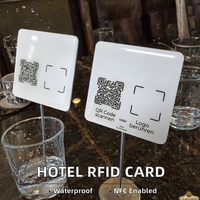 Plaque de table RFID/NFC étanche pour avis Google, en plastique/PVC, pour cartes professionnelles/de membre/cadeaux
