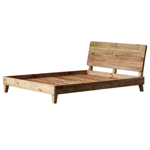Woden King Queen <span class=keywords><strong>letto</strong></span> matrimoniale in legno per <span class=keywords><strong>testiera</strong></span> per camera d'albergo e casa - Product Image 1