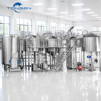 Cuve de Fermentation Industrielle Tonsen 1000L 2000L à Double Enveloppe en Acier Inoxydable pour Ligne de Brassage Commerciale