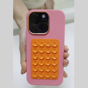 Прямая Продажа с фабрики силиконовый присоска чехол для телефона клейкое крепление 3,2*2,2 дюймов крепкий держатель для селфи и видео - Product Image 2