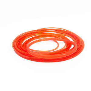 Vente en gros à prix réduit, courroie circulaire industrielle en PU brillante orange, longueur 200 m, haute flexibilité pour la transmission - Product Image 1