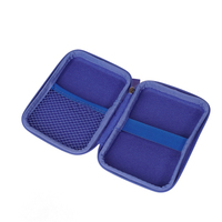 Emballage de disque dur personnalisé étui à fermeture éclair à coque dure antichoc étuis pour câbles de données de compression mallette de rangement et sac