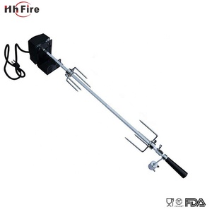 Spid Rod asador Motor con empuñadura de baquelita de pollo Turquía Piglet tostado de barbacoa de acero inoxidable - Product Image 2