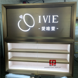 Hộp Trưng Bày Kính Treo Tường Trưng Bày Trang Sức Tủ Trang Sức Kim Loại Sang Trọng Tủ Trưng Bày Trang Sức Bằng Thép Không Gỉ Tùy Chỉnh - Product Image 5