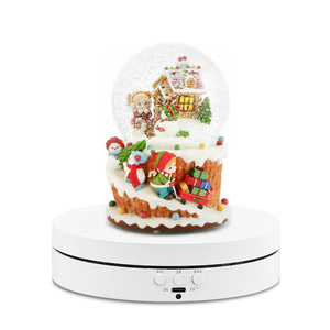Plateau Tournant Miroir 360 Degrés de 15,5 cm/10 kg, Support d'Affichage Rotatif Électrique pour Photographie et Présentation de Produits - Product Image 3