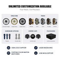 Rines Forjados de 2 Piezas Personalizados de 18-24 Pulgadas, Diseño de Malla en Y, Aluminio 6061-T6 para Autos Deportivos de Lujo