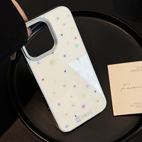 Coque antichoc dorée style coréen en forme d'étoile pour iPhone 17, 16 Pro Max, iPhone 13, et iPhone 14 – Housse mignonne et tendance