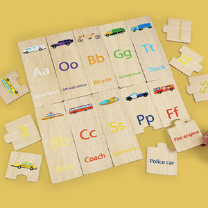 Nouveau Puzzle en bois Montessori jouet jeu d'illumination numérique apprentissage précoce jouets mathématiques pour enfants Cognition animale Puzzles - Product Image 3