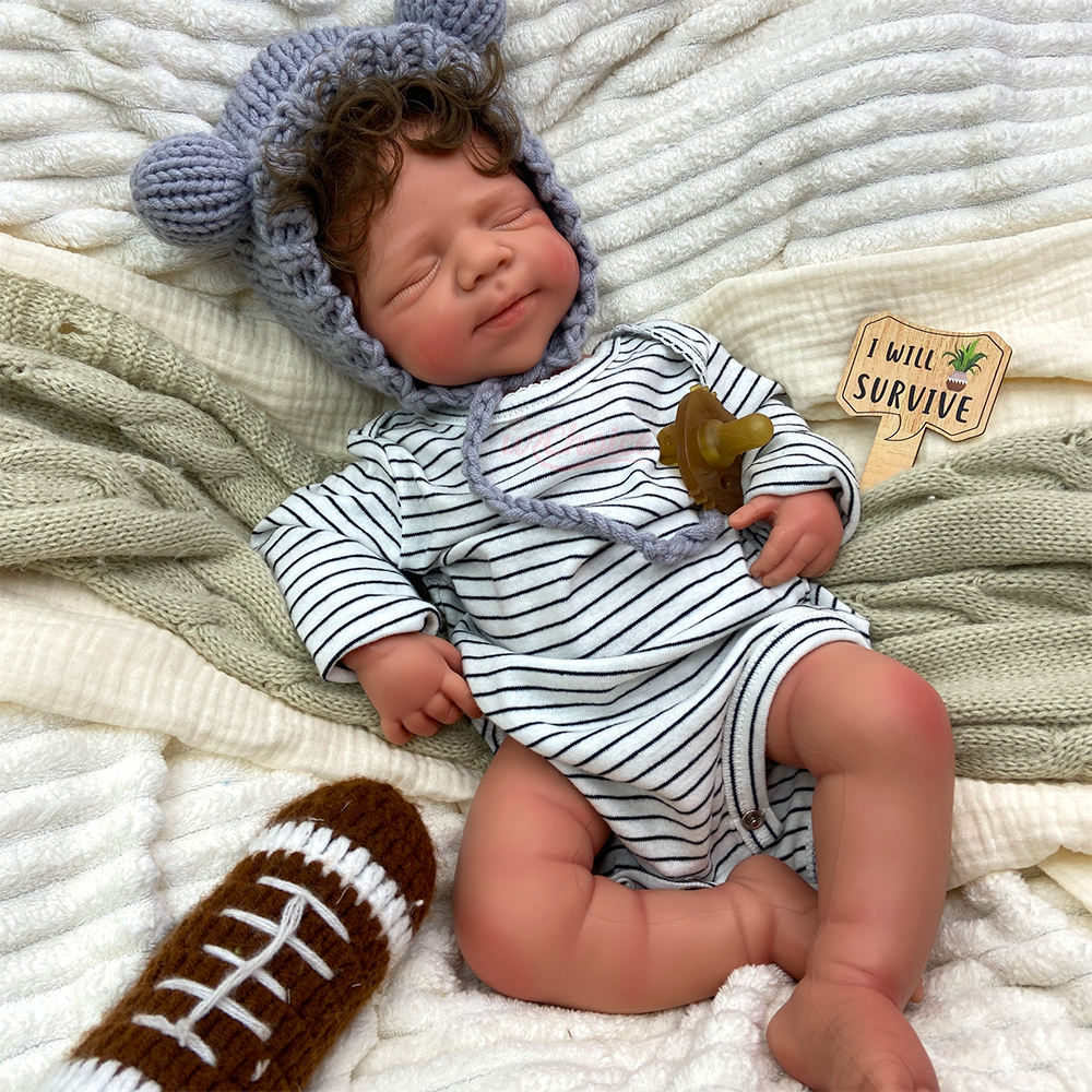 Open Mouth Boy with Hair