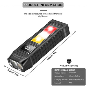 XINSITE <b>Rechargeable</b> Flashlight <b>LED</b> <b>Work</b> <b>Light</b> Magnetic Emergency Torch - Product Image 3