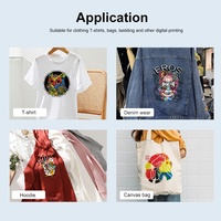 A3 DTF-Drucker Druckmaschine Automatischer T-Shirt DTF-Drucker für Kleidung XP600-Druckkopf Rolle-zu-Rolle Stoffdruckmaschine