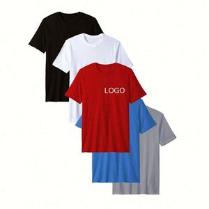 Design Customized Color Wholesale Short Sleeve 100% Cotton logo Printing t <b>Shirt</b> for Men High Quality - Product Image 2