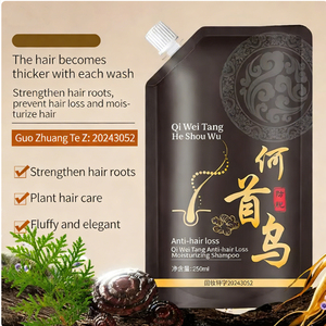 [<span class=keywords><strong>daren</strong></span> recommande] Shampoing anti-chute à base d'extrait de plantes à base de polygonum multiflorum noir, pour cheveux volumineux et contrôle du sébum - Product Image 2