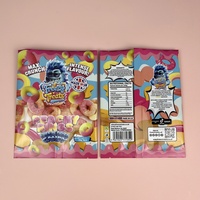Bonbons lyophilisés conception personnalisée oreiller sac dos thermoscellé PE saveurs mélangées échantillons gratuits quantité minimale de commande 100 pièces prix d'usine