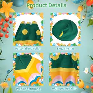 Disfraz de Pascua para Ganso de Cemento (23 cm) - Clásico, para el Día de San Patricio, Jardín, Porche, o como Ropa Festiva para Animales - Product Image 6