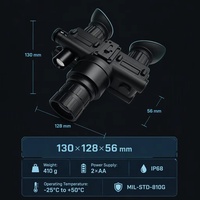 Jumelles de vision nocturne PVS7-W Gen 3+ étanches, montables sur casque, pour la chasse, OEM ODM personnalisées, ISO CE