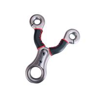 Slingshot de tir en acier inoxydable avec bande élastique circulaire haute précision DY -- Modèle Wandering pour la pêche au poisson