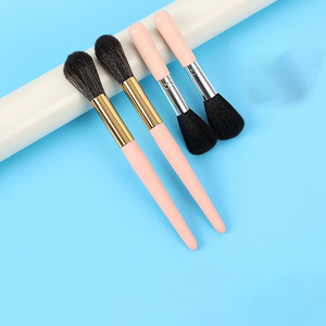 Ensemble de pinceaux de maquillage à long manche, poils synthétiques doux, pour fond de teint, blush, anticernes, fard à paupières, poudre libre, pinceaux cosmétiques pour le visage - Product Image 1