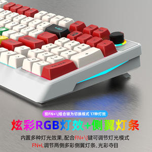 Clavier mécanique K98, 98 touches, filaire, rétroéclairage RGB, périphérique de jeu, clavier complet sans conflit, programmable - Product Image 4