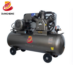 Compressor de Ar Portátil de Pistão de Três Cilindros de 1,5kW a 7,5kW 10HP com Rodas Giratórias 8 Bar/115 PSI Lubrificado por Correia - Product Image 2