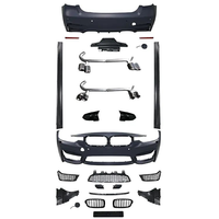 Nouveau kit carrosserie sport style F30 M3 à prix d'usine : pare-chocs avant/arrière, jupes latérales, grille d'échappement, fixation par boulons