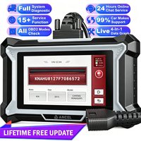 ANCEL DS200 Pemindai Diagnostik Mobil Sistem Lengkap 12V dengan 15+ Reset 10000+ Model Pembaruan Seumur Hidup Garansi 1 Tahun Dukungan ABS