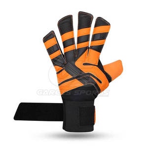 Gants d'entraînement de Football professionnel pour adultes de haute qualité gants de gardien de but en cuir lisse épais avec protecteur de doigt - Product Image 5