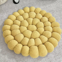 Nouveau style 2026 Coussin tissé couleur crème française - Coussin uni simple pour baie vitrée et canapé