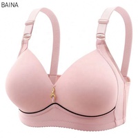 Soutien-Gorge Push-Up Respirant Femme Grande Taille OEM, Fines Dentelles d'Été Décorées, Lingerie Tissu Lisse et Bonnets Ajustables