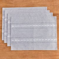 Sets de table en coton et lin tissé naturel, résistants à la chaleur, pour la table à manger, décoration de table de cuisine