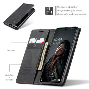 CaseMe meilleur vendeur pour <span class=keywords><strong>Samsung</strong></span> M53 étui à rabat avec fentes pour cartes bancaires pour <span class=keywords><strong>Samsung</strong></span> M33 M53 M52 portefeuille étui en cuir magnétique - Product Image 2