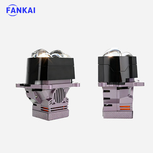 FANKAI Lentille de projecteur LED carrée à cinq yeux de 3 pouces 85W 30000LM 6000K 12V D2S pour phare de voiture, mise à niveau universelle - Product Image 1