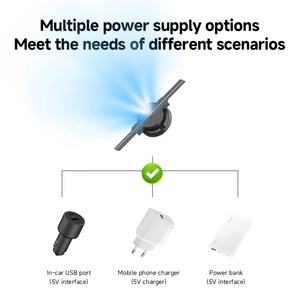 Mini ventilateur holographique 3D de bureau, petite <span class=keywords><strong>taille</strong></span> 11CM-32CM, écran LED haute définition, écrans publicitaires, signalisation numérique - Product Image 3