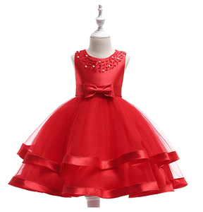 Vendita calda di pizzo per ragazze abiti da sera per cena abiti da ragazze di fiori nuovi abiti eleganti in pizzo per bambini - Product Image 2