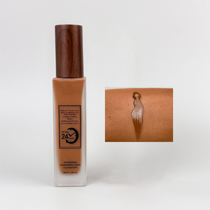 HKH Custom Makeup Cosmetics <b>Foundation</b> 24h Wear <b>Foundation</b> Full Coverage Matte Liquid <b>Foundation</b> Mineral Makeup for Black Skin - Product Image 4