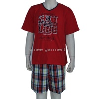 Bas de pyjama de luxe grande taille à la mode pantalons de pyjama hommes 2 pièces ensembles de pyjama de créateur à carreaux Vente en gros en usine