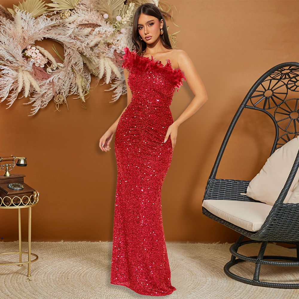 red summer evening dress Summer Slip Wrap Dress